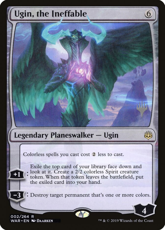 Ugin, the Ineffable — War of the Spark Promos 2p/176