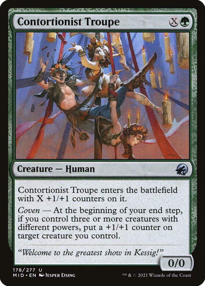 Contortionist Troupe — Innistrad: Midnight Hunt 178/398