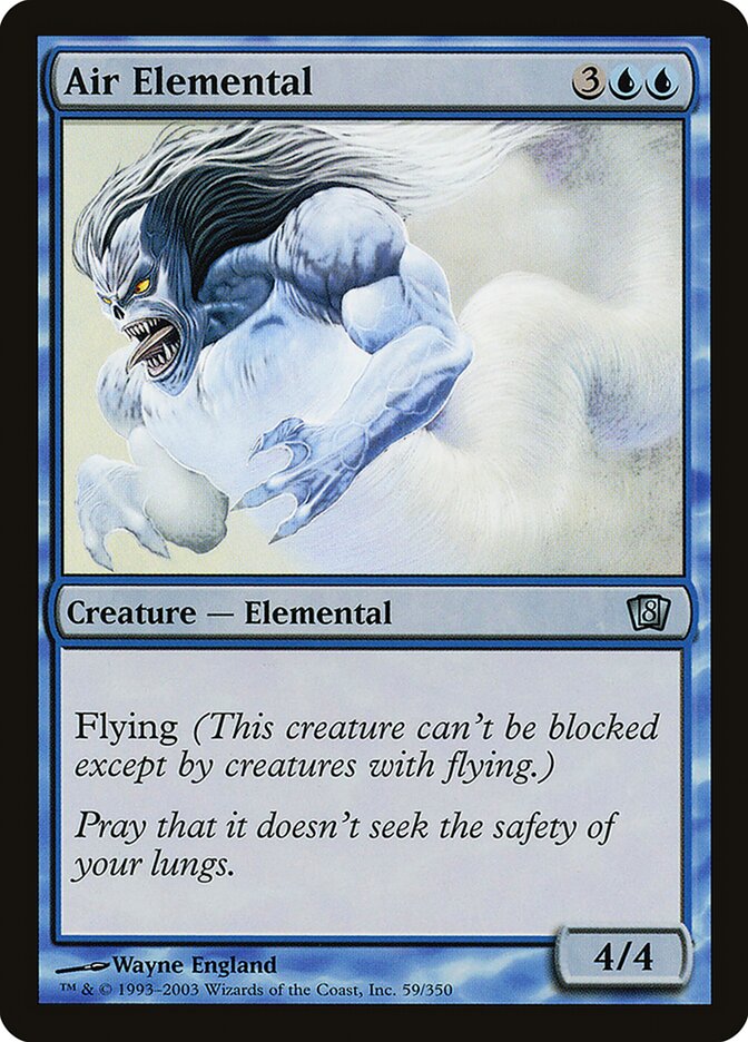 Air Elemental — Eighth Edition 59★/710
