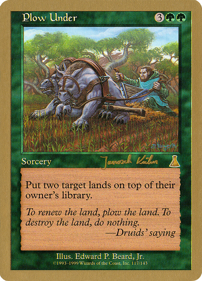 Plow Under — World Championship Decks 2000 jk117/117