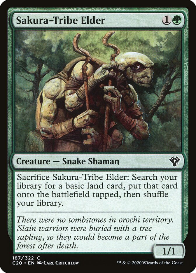 Sakura-Tribe Elder — Commander 2020 187/322