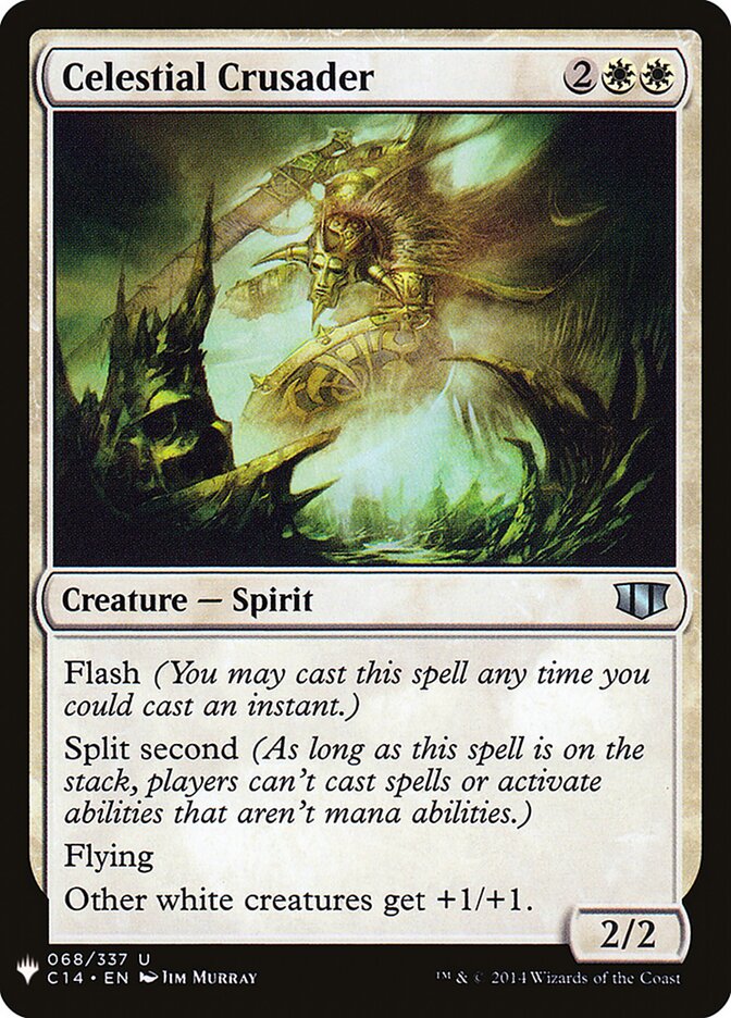 Celestial Crusader — The List C14-68/5581
