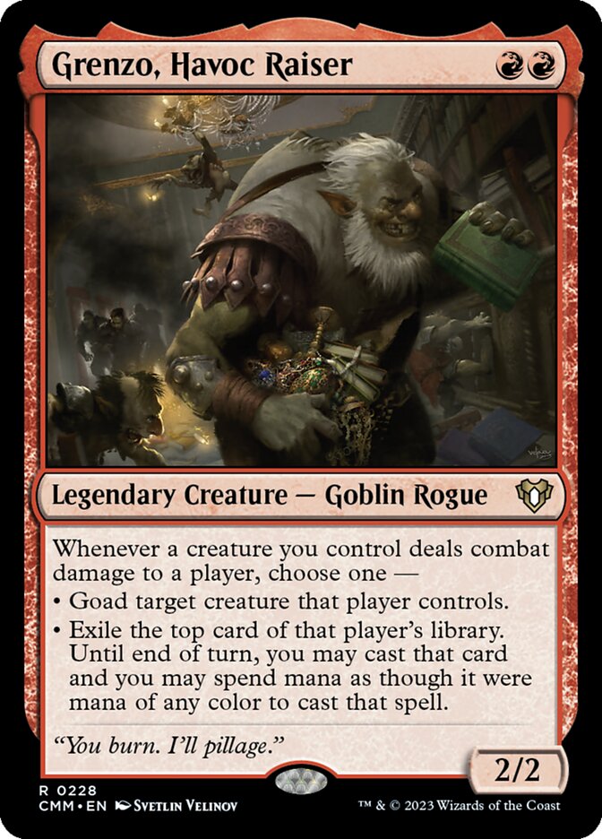 Grenzo, Havoc Raiser — Commander Masters 228/1067