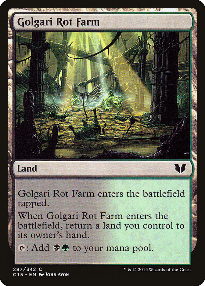 Golgari Rot Farm — Commander 2015 287/342