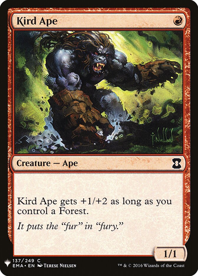 Kird Ape — The List EMA-137/5581