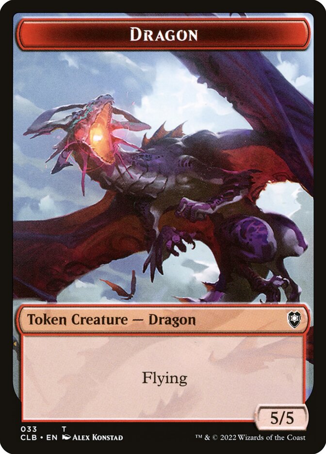 Dragon — Battle for Baldur's Gate Tokens 33/51