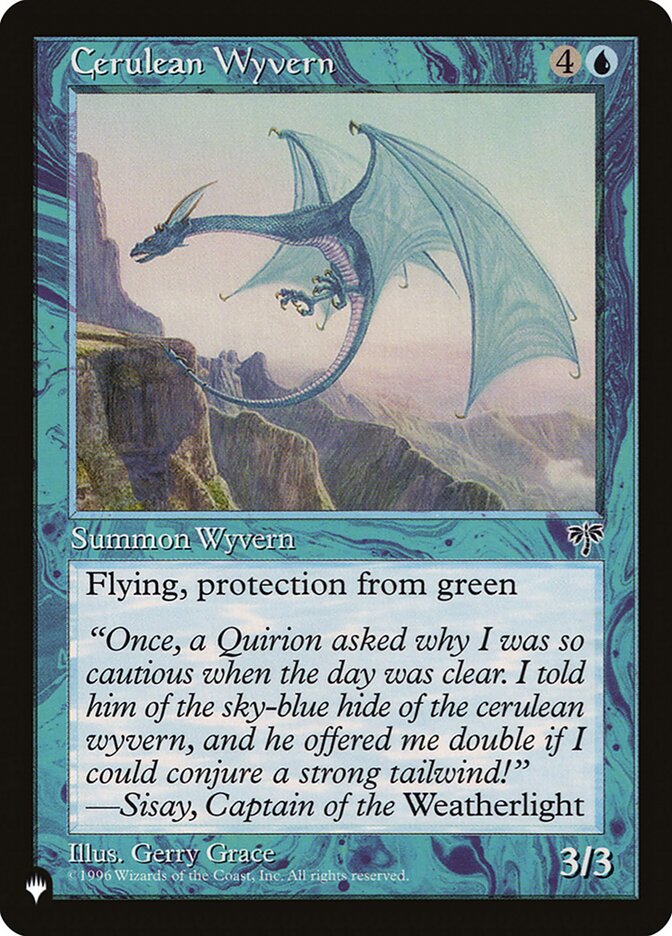 Cerulean Wyvern — The List MIR-57/5581