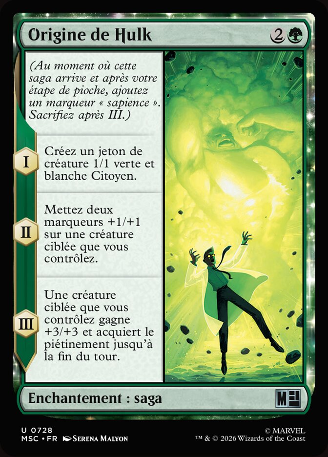 Origine de Hulk — Marvel Super Heroes Commander 728/866