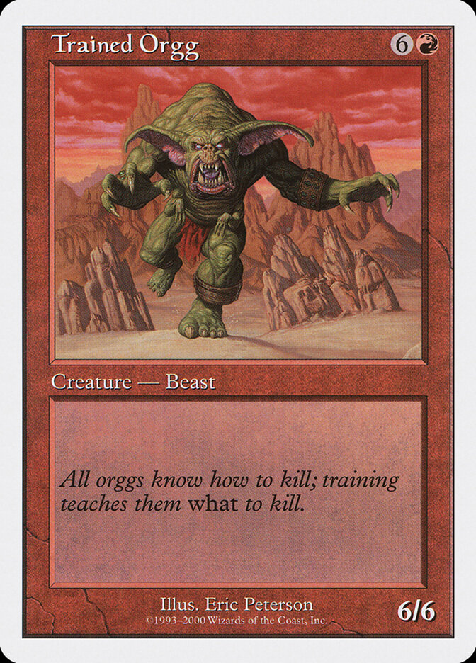 Trained Orgg — Starter 2000 37/20