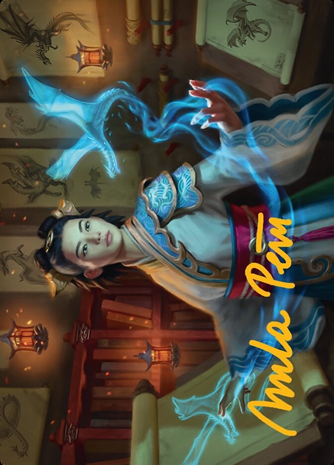 Dragonologist // Dragonologist — Tarkir: Dragonstorm Art Series 6/54