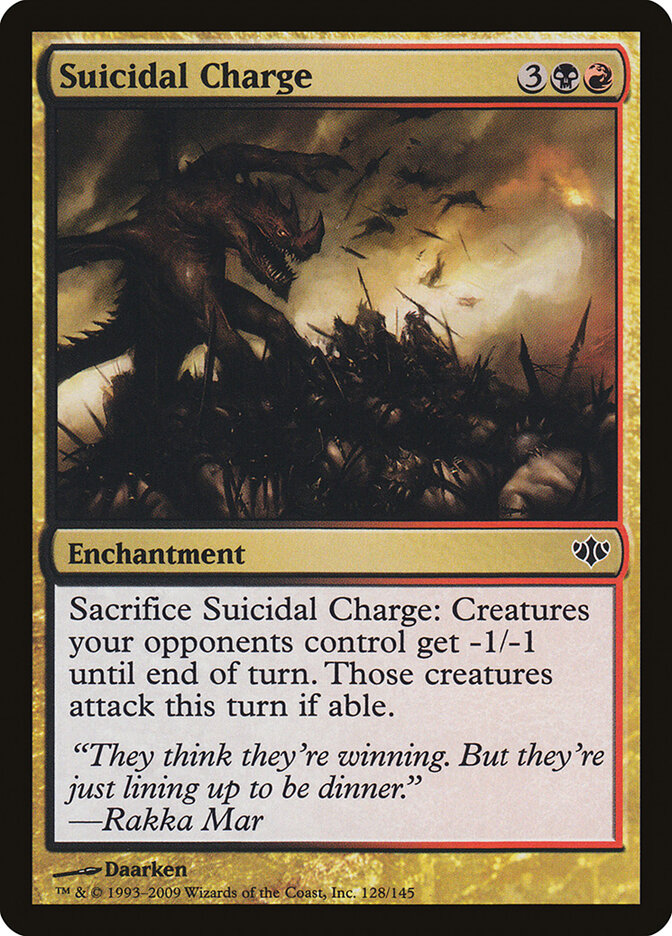 Charge suicide — Conflux 128/145