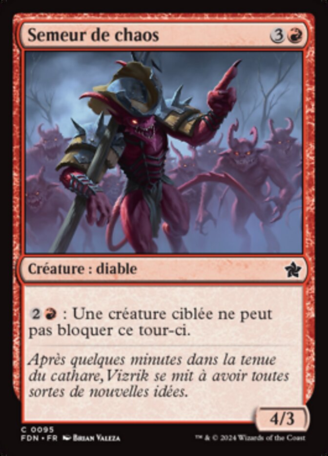 Semeur de chaos — Foundations 95/771