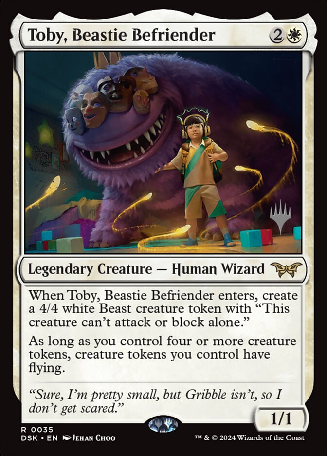Toby, Beastie Befriender — Duskmourn: House of Horror Promos 35p/160