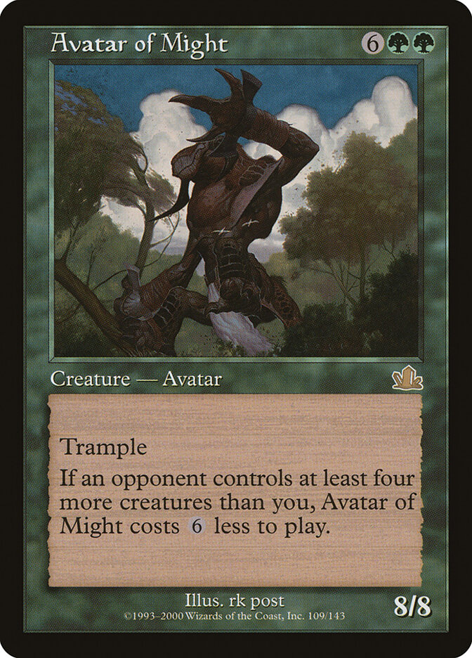 Avatar of Might — Prophecy 109/144