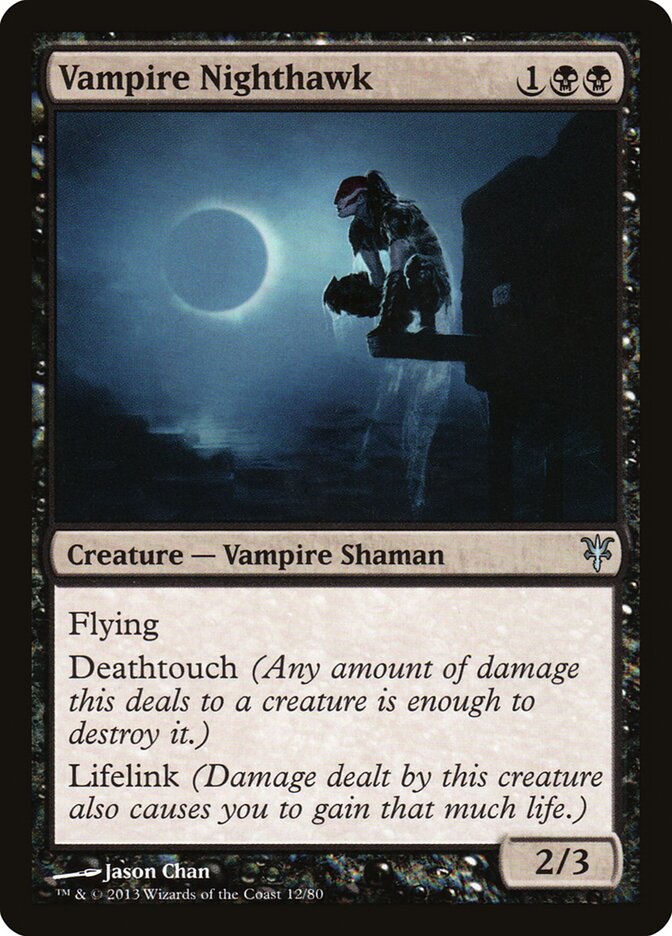 Vampire Nighthawk — Duel Decks: Sorin vs. Tibalt 12/80