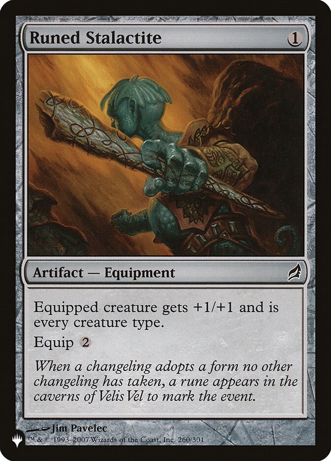 Runed Stalactite — The List LRW-260/5581