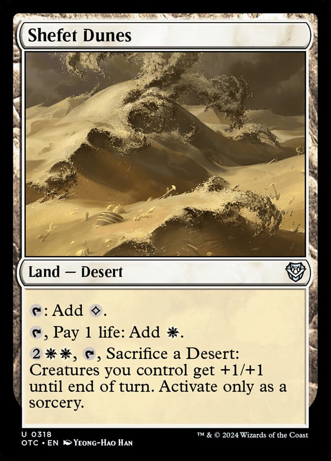 Shefet Dunes — Outlaws of Thunder Junction Commander 318/342