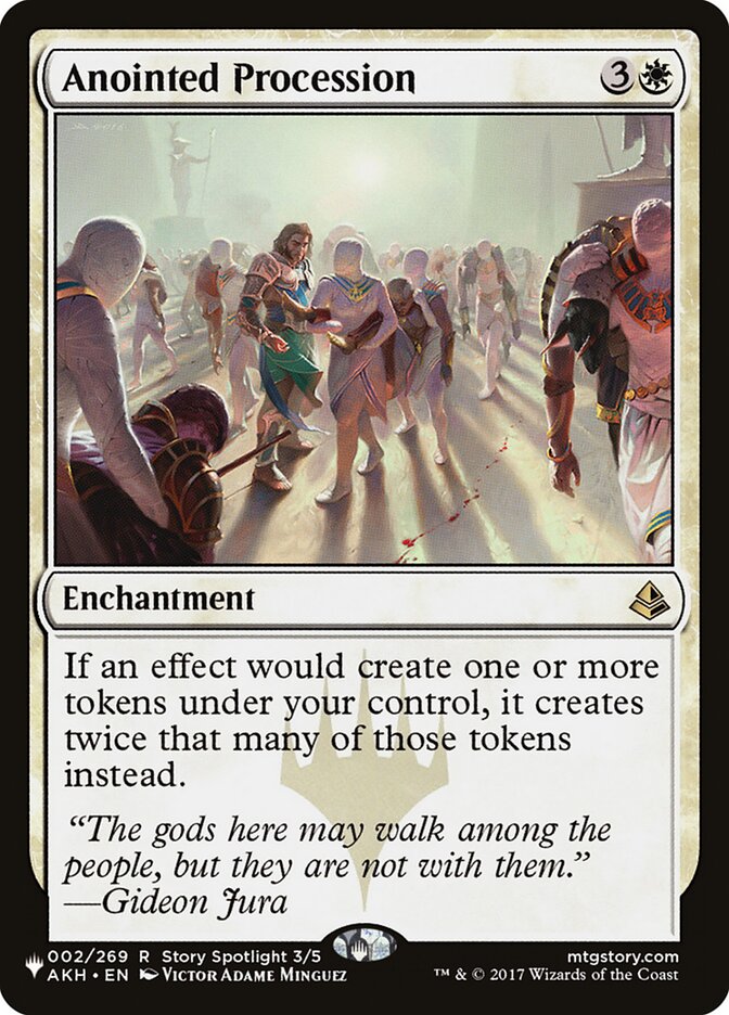 Anointed Procession — The List AKH-2/5581