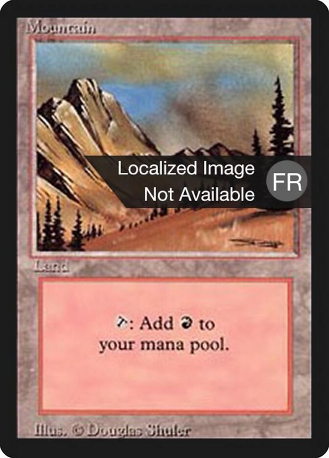 Mountain — Foreign Black Border 303/307