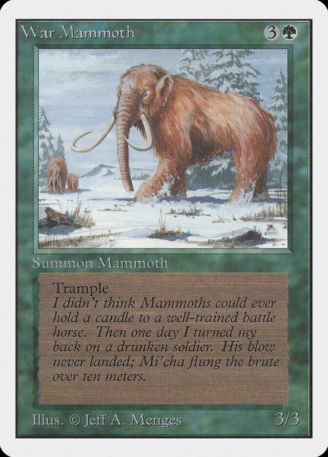 War Mammoth — Unlimited Edition 228/302
