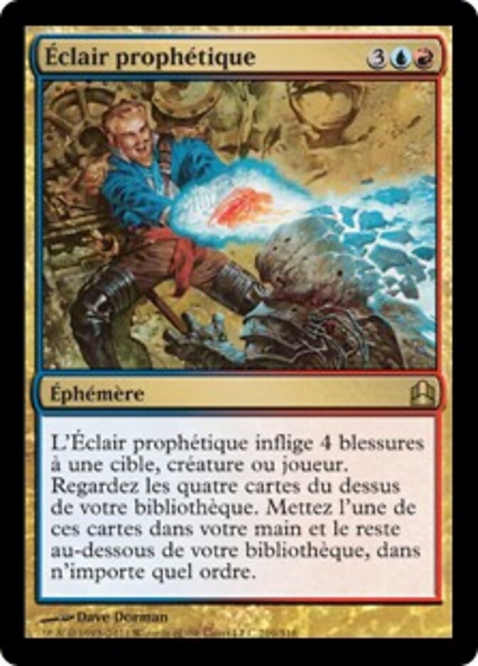 Éclair prophétique — Commander 2011 219/318