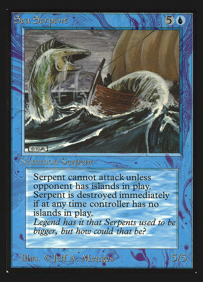 Sea Serpent — Intl. Collectors' Edition 77/302