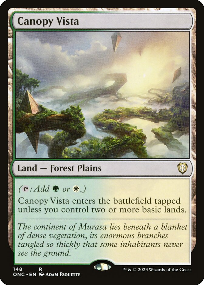 Canopy Vista — Phyrexia: All Will Be One Commander 148/174