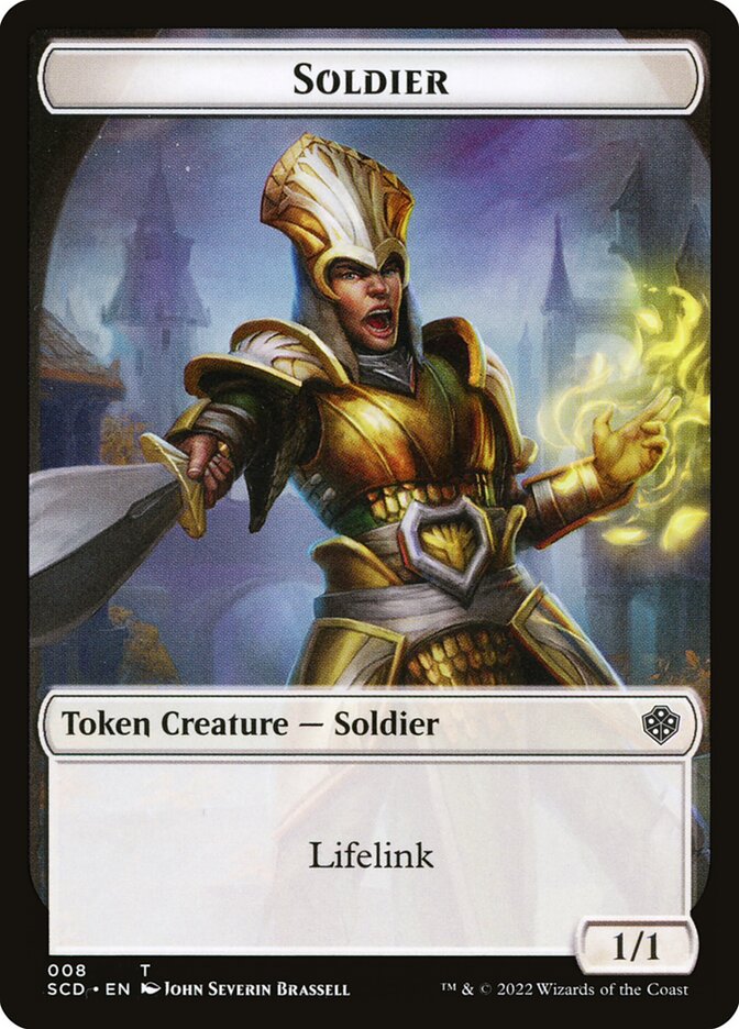 Soldier — Starter Commander Deck Tokens 8/27