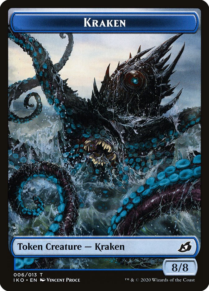 Kraken — Ikoria: Lair of Behemoths Tokens 6/14