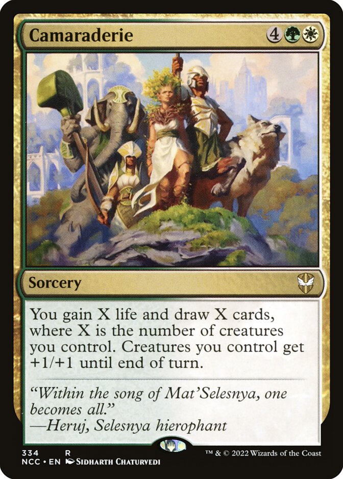 Camaraderie — New Capenna Commander 334/447