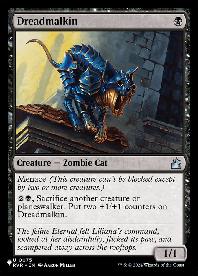 Dreadmalkin — The List RVR-75/5581