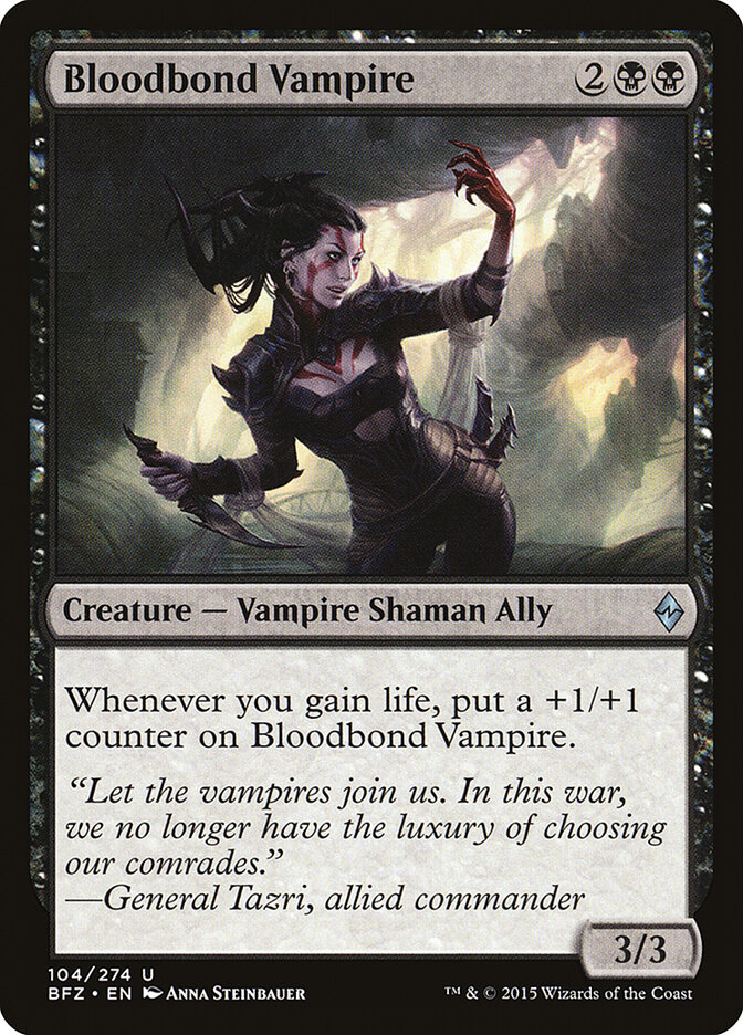 Bloodbond Vampire — Battle for Zendikar 104/299