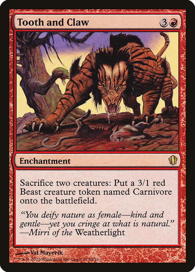 Tooth and Claw — Commander 2013 127/356