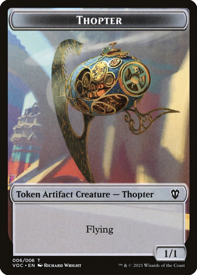 Thopter — Crimson Vow Commander Tokens 6/6