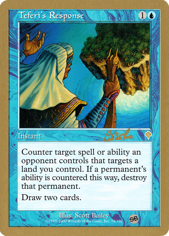 Teferi's Response — World Championship Decks 2002 cr78sb/153