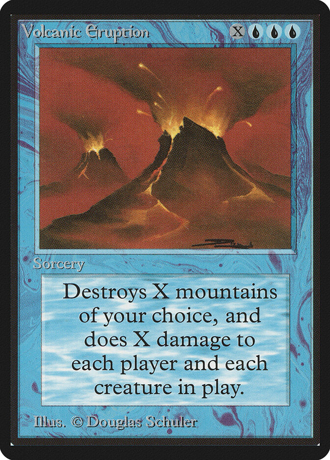 Volcanic Eruption — Limited Edition Beta 89/302