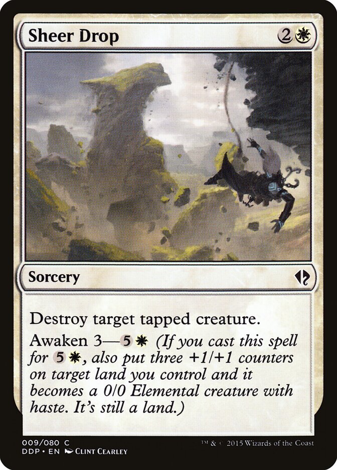 Sheer Drop — Duel Decks: Zendikar vs. Eldrazi 9/80