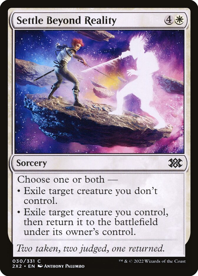 Settle Beyond Reality — Double Masters 2022 30/579