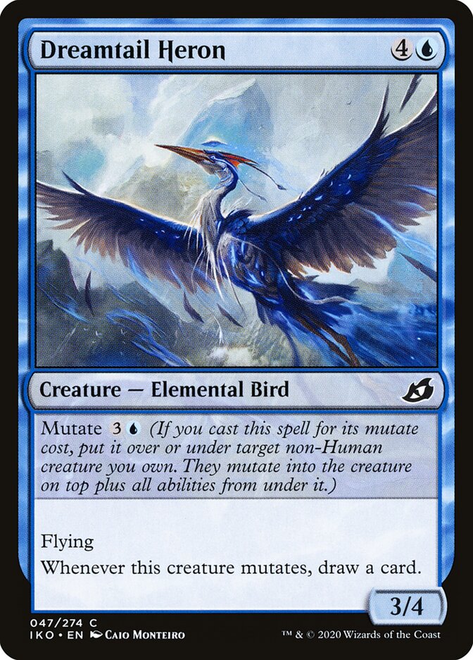 Dreamtail Heron — Ikoria: Lair of Behemoths 47/388