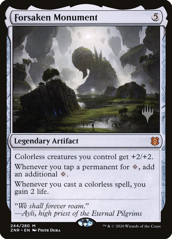 Forsaken Monument — Zendikar Rising Promos 244p/153