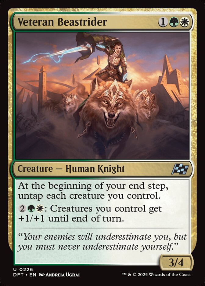 Veteran Beastrider — Aetherdrift 226/553