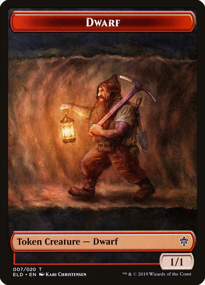 Dwarf — Throne of Eldraine Tokens 7/20