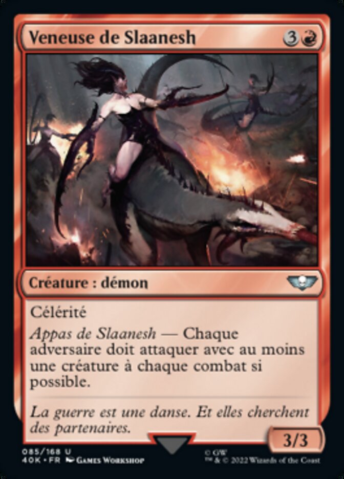 Veneuse de Slaanesh — Warhammer 40,000 Commander 85/617