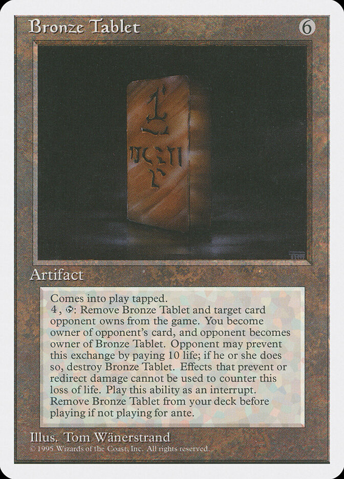 Bronze Tablet — Fourth Edition 303/378
