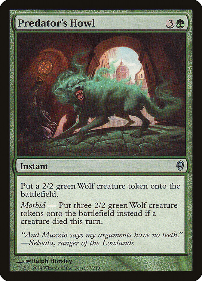 Predator's Howl — Conspiracy 37/210