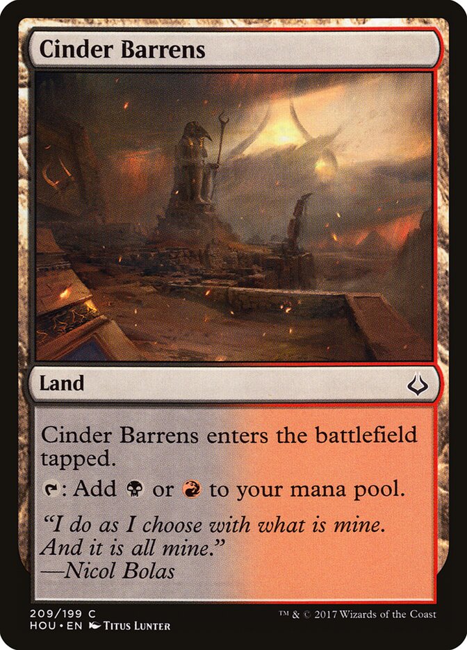 Cinder Barrens — Hour of Devastation 209/209