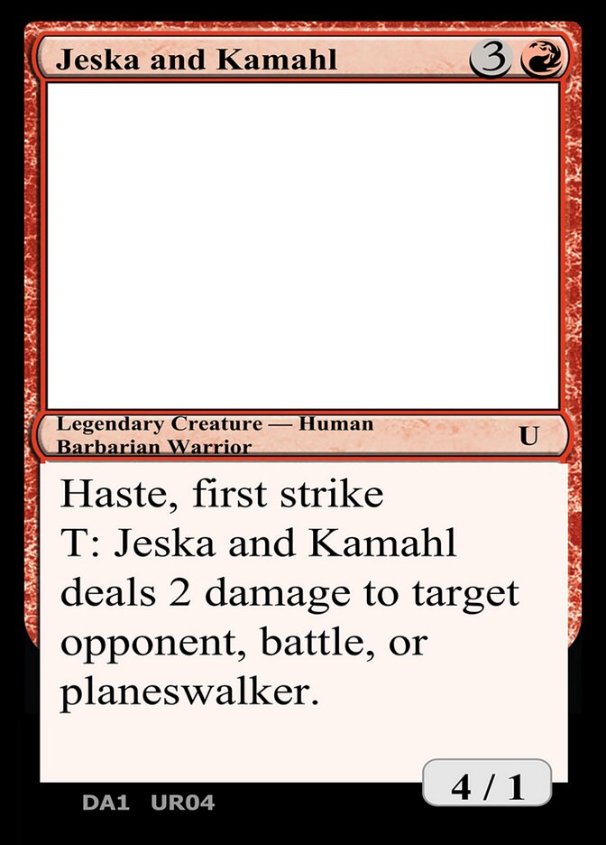 Jeska and Kamahl — Unknown Event UR04b/512