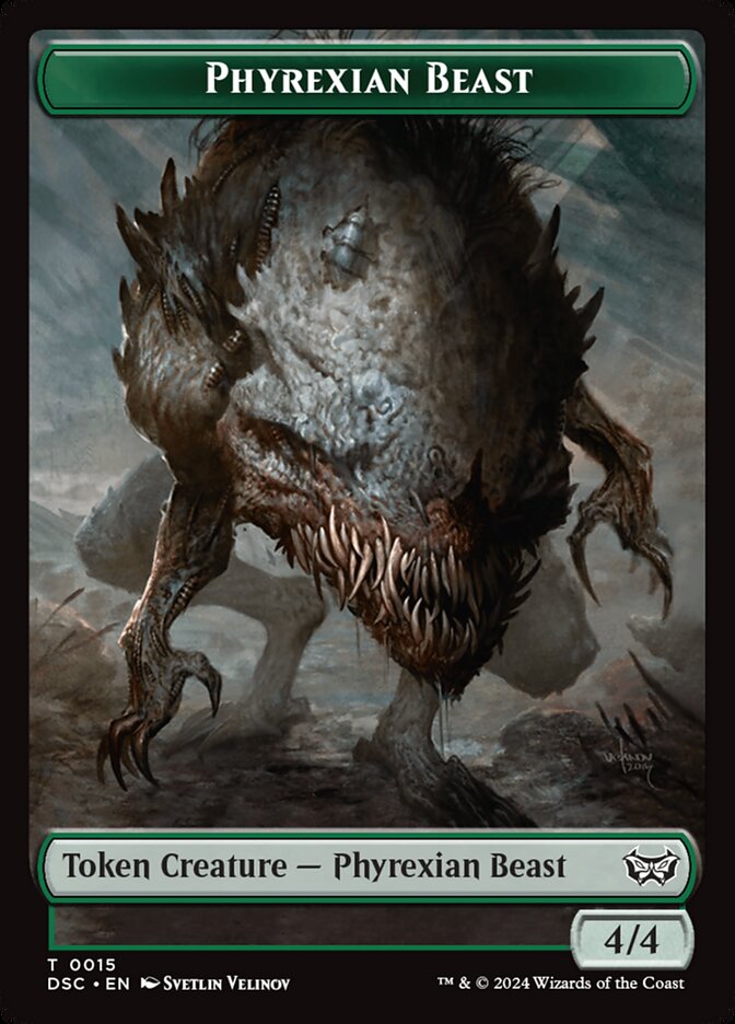 Phyrexian Beast — Duskmourn Commander Tokens 15/23