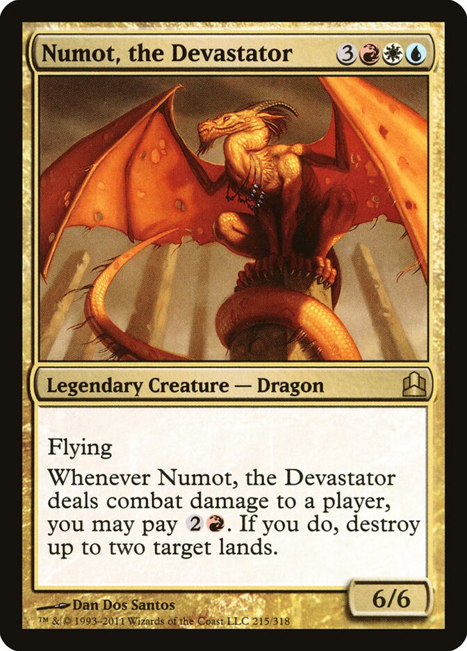 Numot, le dévastateur — Commander 2011 215/318