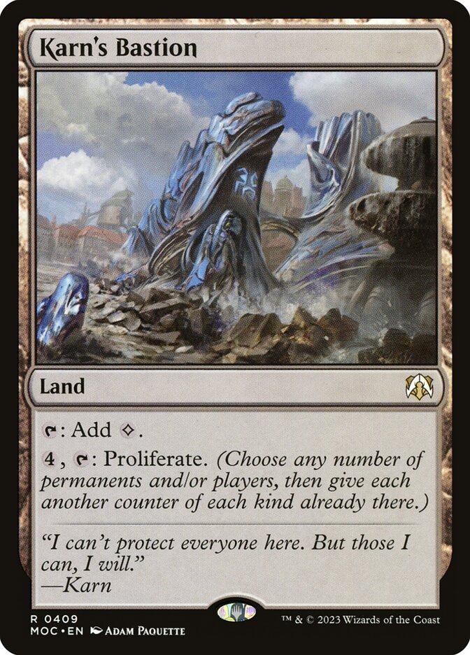 Karn's Bastion — March of the Machine Commander 409/450